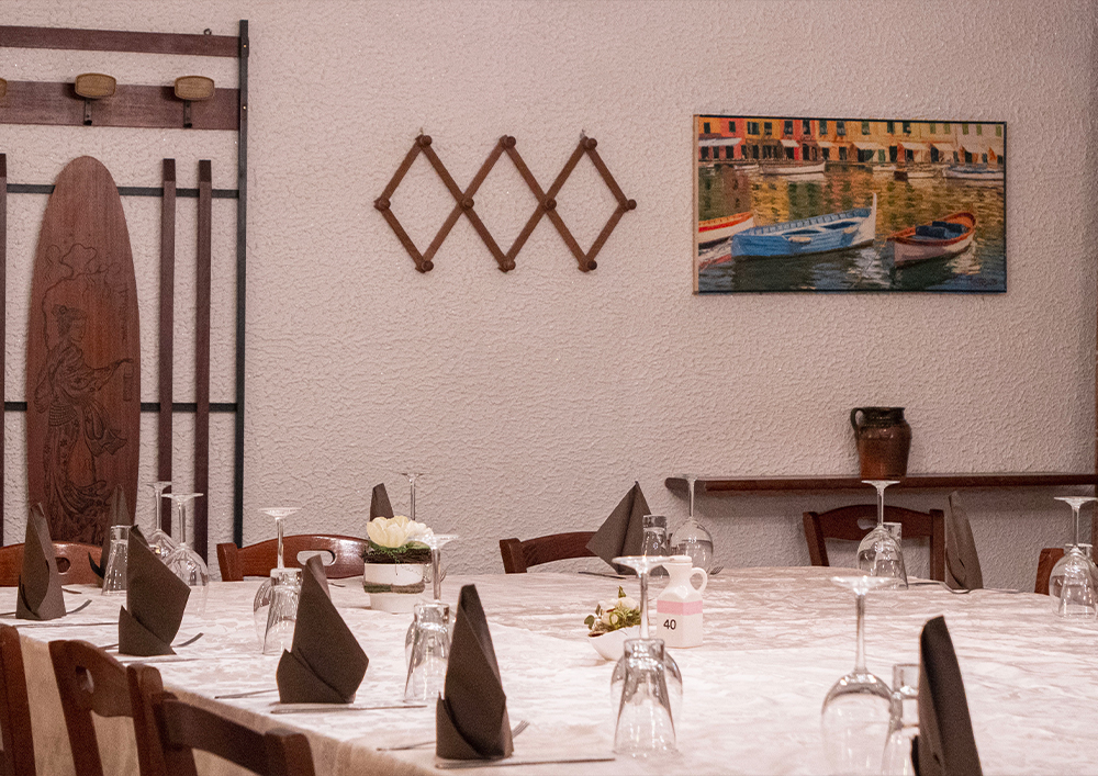 Sala del ristorante – La Vecchia Cantina Varese